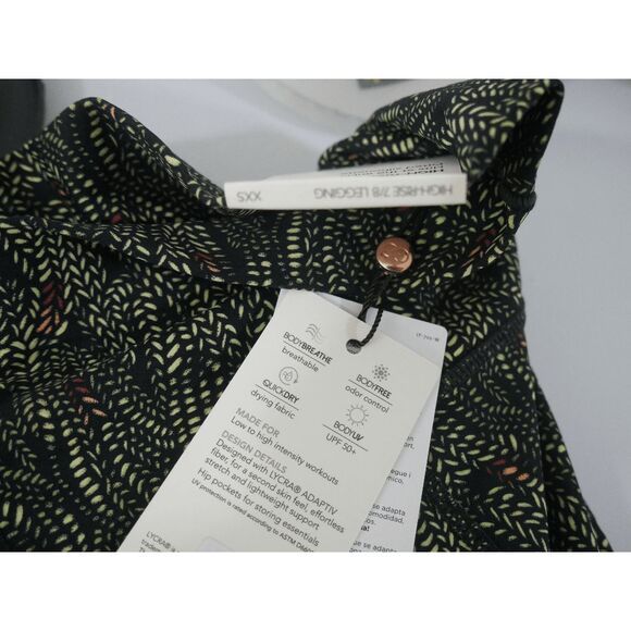 CALIA Women's Inspire High Rise 7/8 Leggings - Serpent Print & Black XXS - Picture 7 of 7